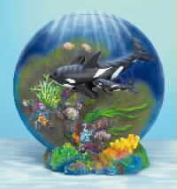 The ocean depths.